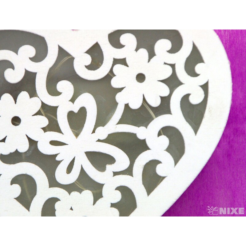 SRDCE LED 12,6cm*BÍLÁ