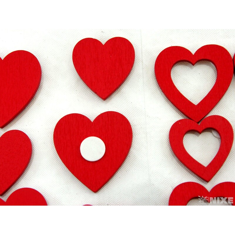 SRDCE NALEP. MIX 3-4cm 6ks*