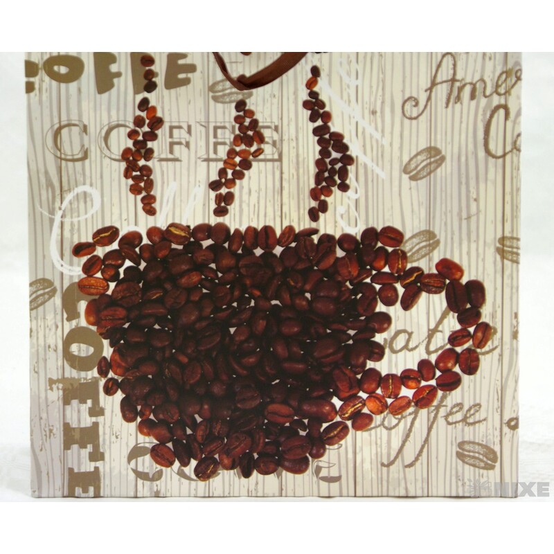 TAŠKA P KÁVA 25x32x10cm*HNĚDÁ