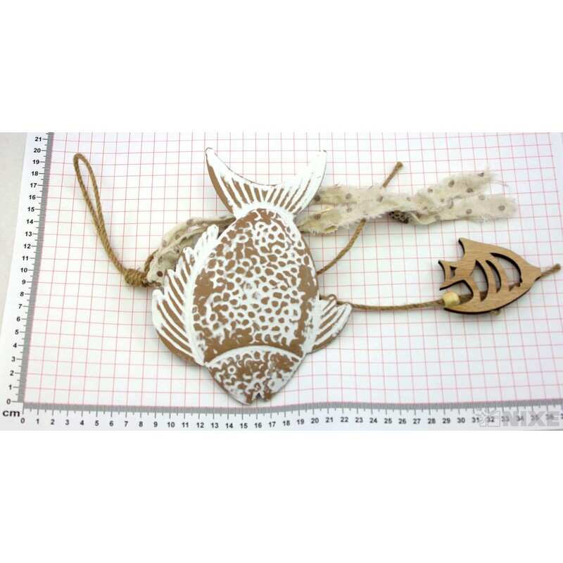 ZÁVĚS RYBA PLECH 14x19cm*