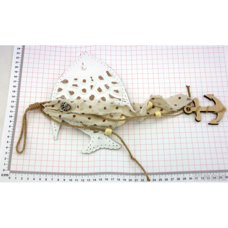 ZÁVĚS RYBA PLECH 20x15cm*