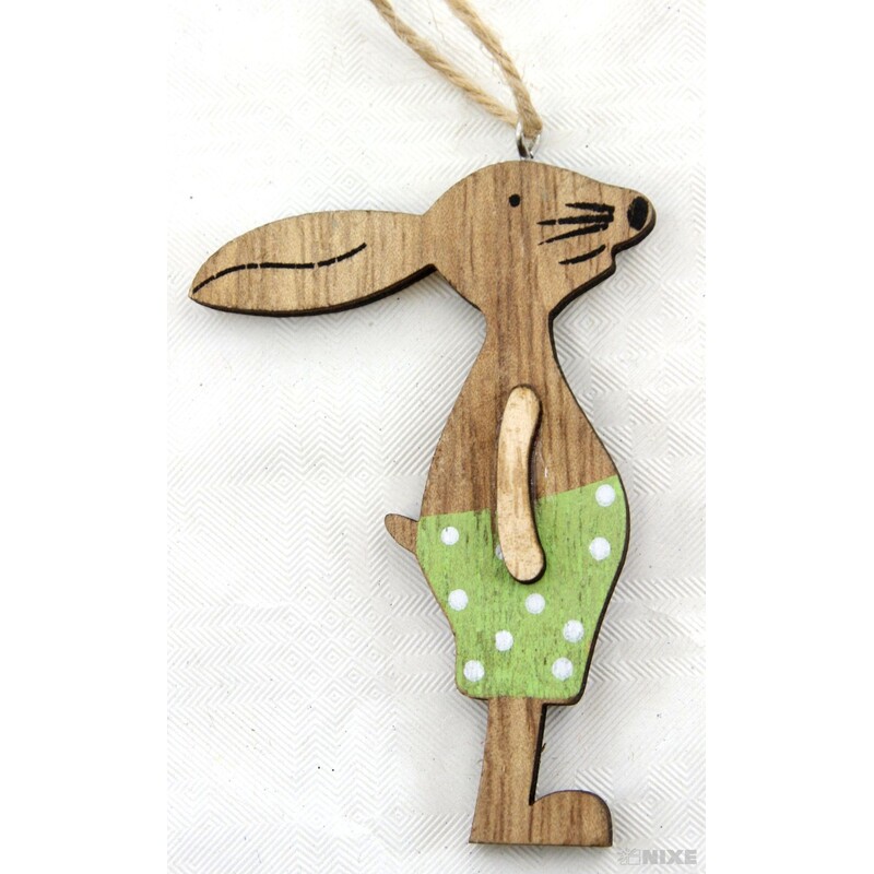 ZÁVĚS ZAJÍC 8cm 6ks*