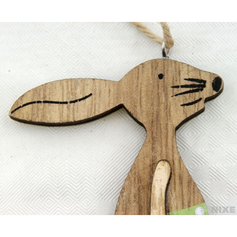 ZÁVĚS ZAJÍC 8cm 6ks*