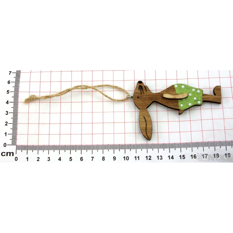 ZÁVĚS ZAJÍC 8cm 6ks*