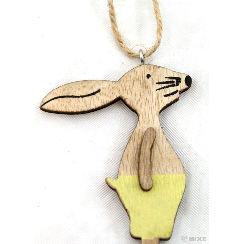 ZÁVĚS ZAJÍC 8cm 6ks*