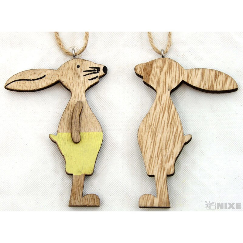 ZÁVĚS ZAJÍC 8cm 6ks*