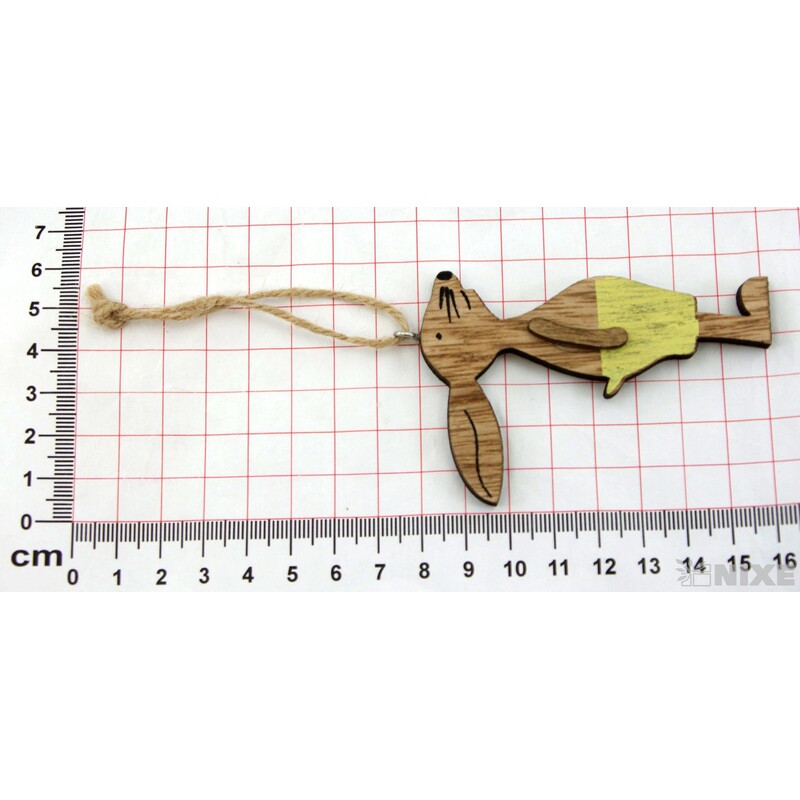 ZÁVĚS ZAJÍC 8cm 6ks*