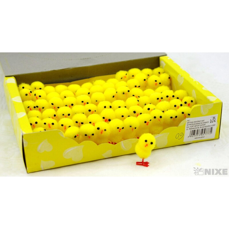 KUŘÁTKA 3cm 72ks*ŽLUTÁ