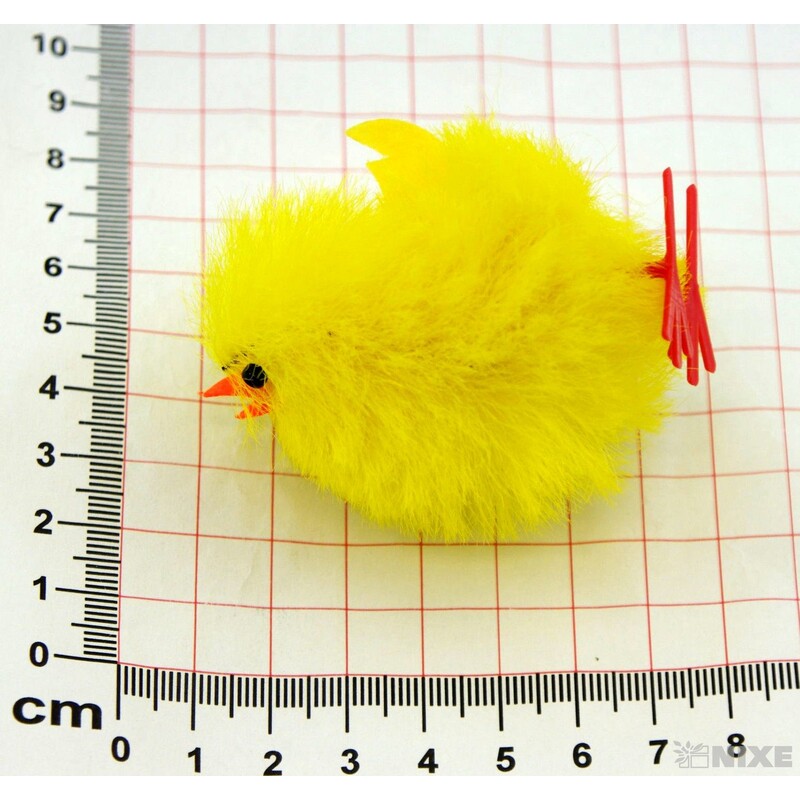 KUŘÁTKA 5cm 12ks*ŽLUTÁ