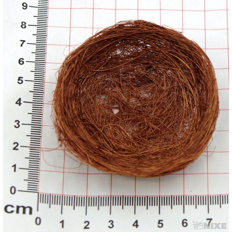 HNÍZDO 7cm 6ks*HNĚDÁ