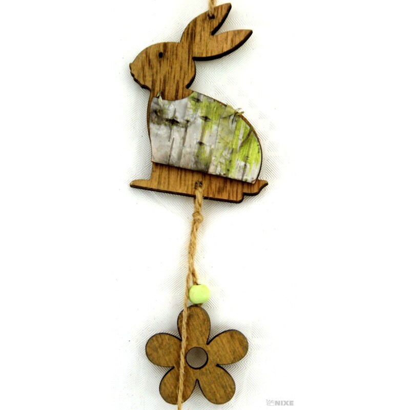 ZAJÍC NA PROVÁZKU 4ks 7,5cm*PŘÍRODNÍ