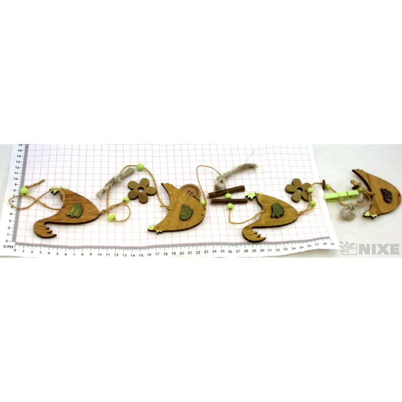 KOHOUT NA PROVÁZKU 8,5cm 4ks*PŘÍRODNÍ