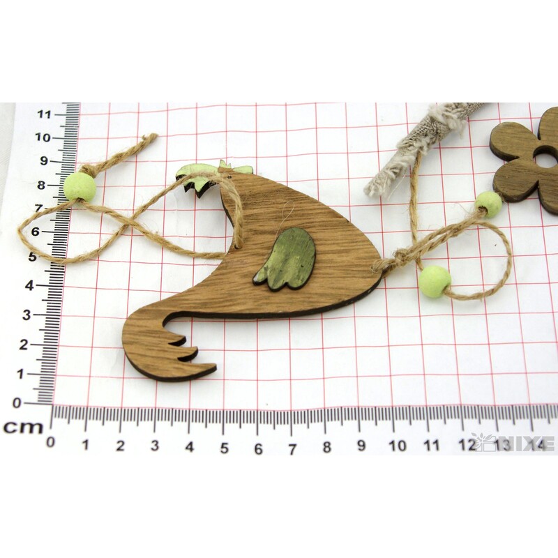 KOHOUT NA PROVÁZKU 8,5cm 4ks*PŘÍRODNÍ