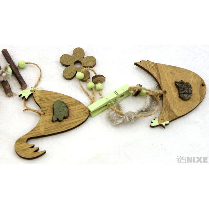 KOHOUT NA PROVÁZKU 8,5cm 4ks*PŘÍRODNÍ