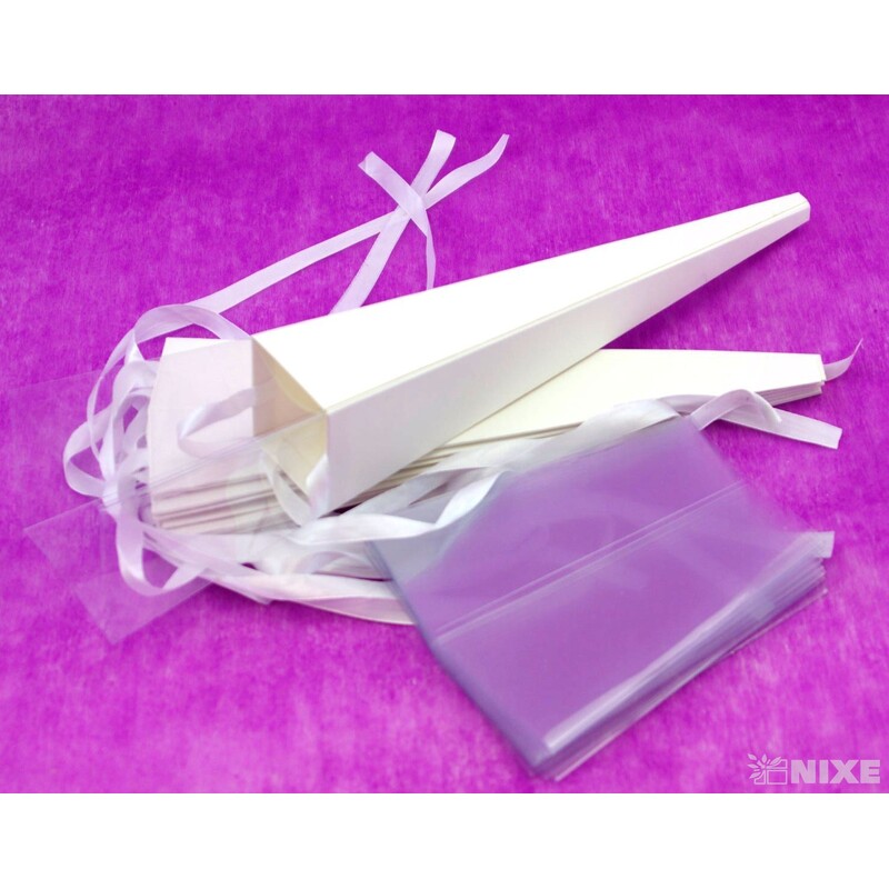 TAŠKA KORNOUT 10x28cm*BÍLÁ