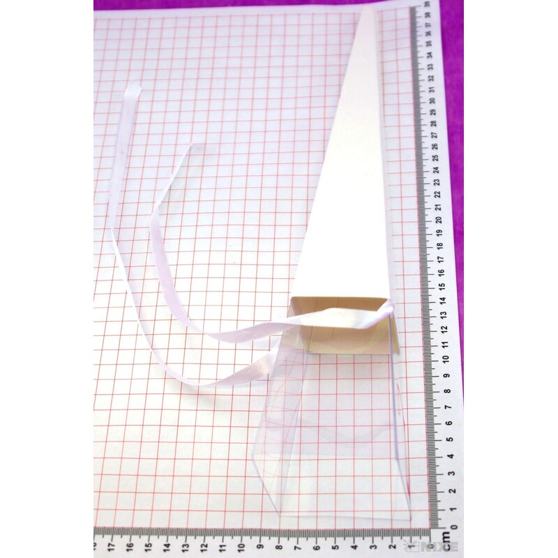 TAŠKA KORNOUT 10x28cm*BÍLÁ