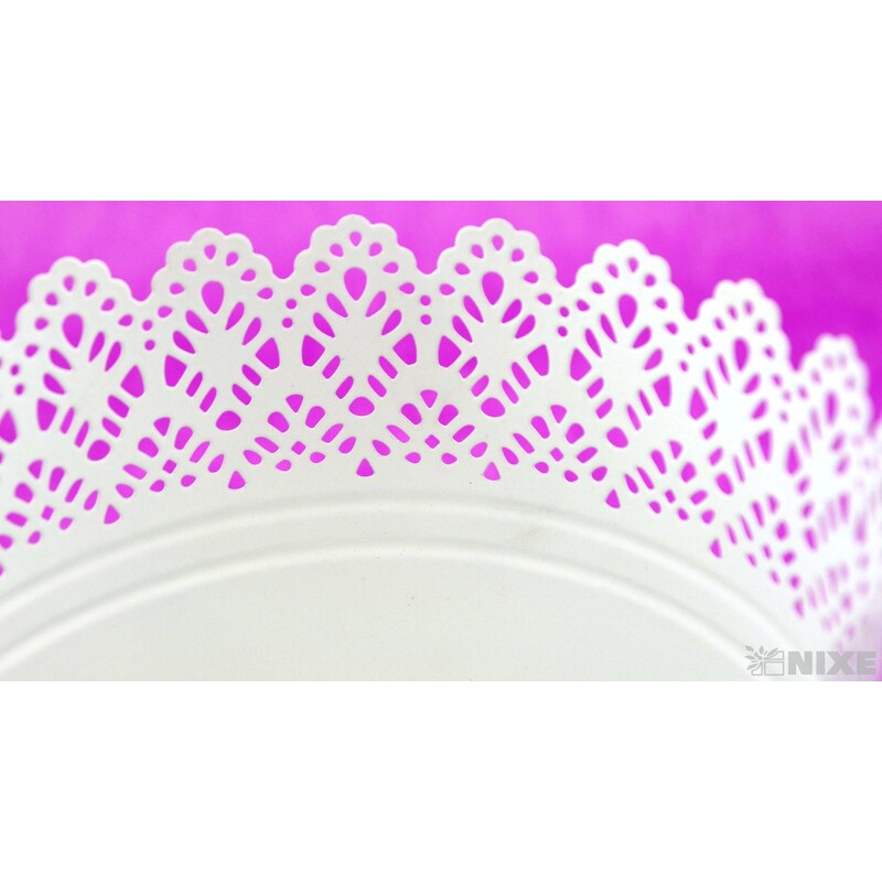 PLECHOVÝ OBAL 15x13cm*BÍLÁ