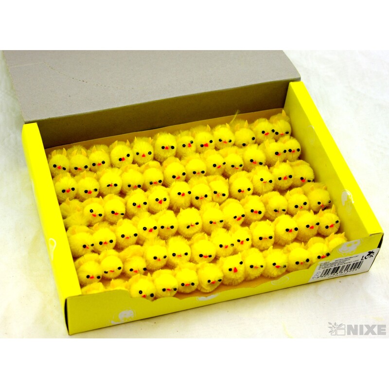 KUŘÁTKA 2cm 72ks*ŽLUTÁ