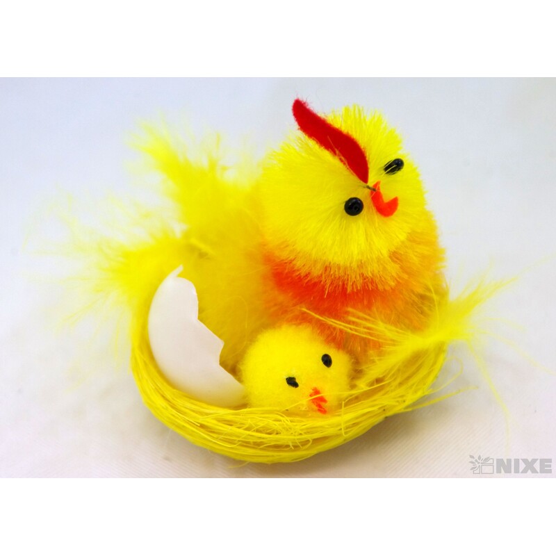 KUŘÁTKA 3x4,5cm 12ks*ŽLUTÁ