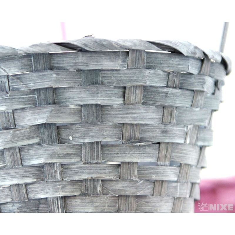 KOŠ PROUTĚNÝ 09x14x35cm*MIX BAREV