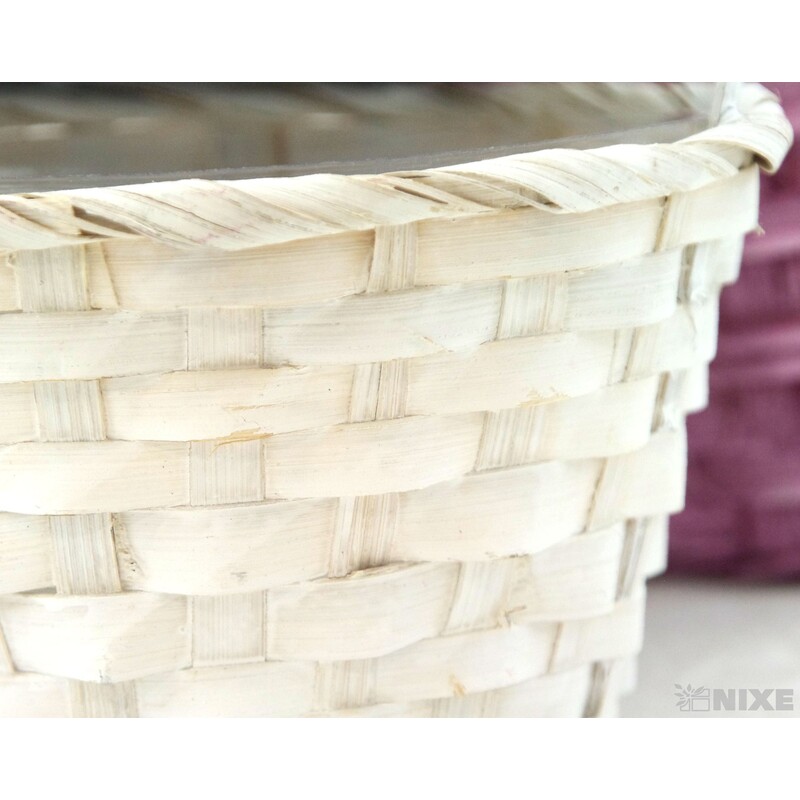 KOŠ PROUTĚNÝ 09x14x35cm*MIX BAREV