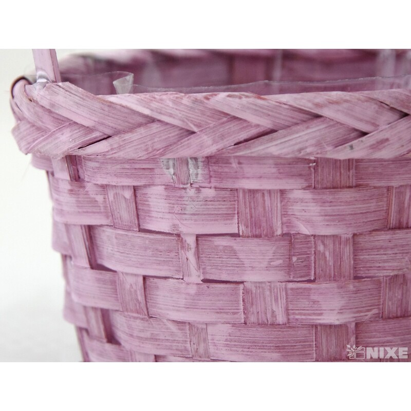 KOŠ PROUTĚNÝ 08x14x30cm*MIX BAREV