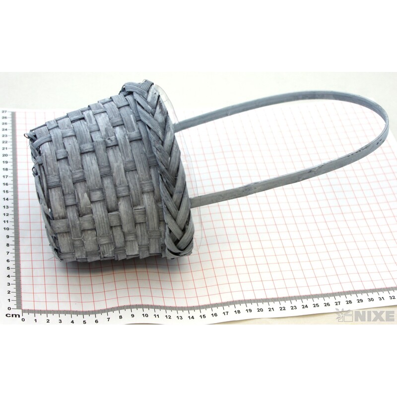 KOŠ PROUTĚNÝ 08x14x30cm*MIX BAREV