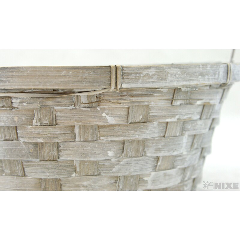 KOŠ PROUTĚNÝ 11x24x36cm*ŠEDÁ