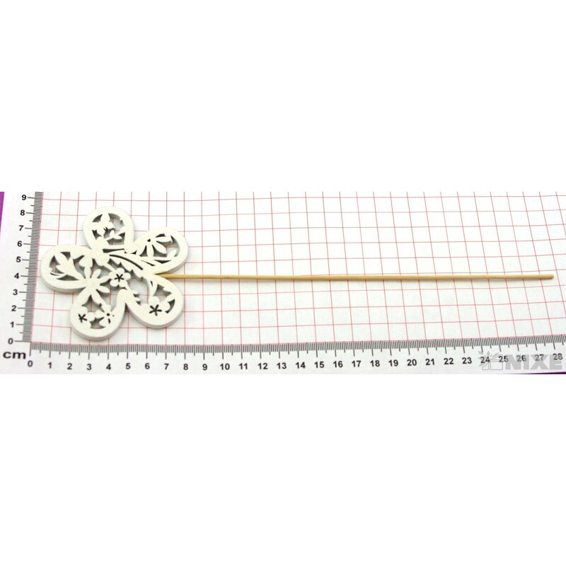 ZÁPICH D KVĚT 8x29cm 6ks*BÍLÁ