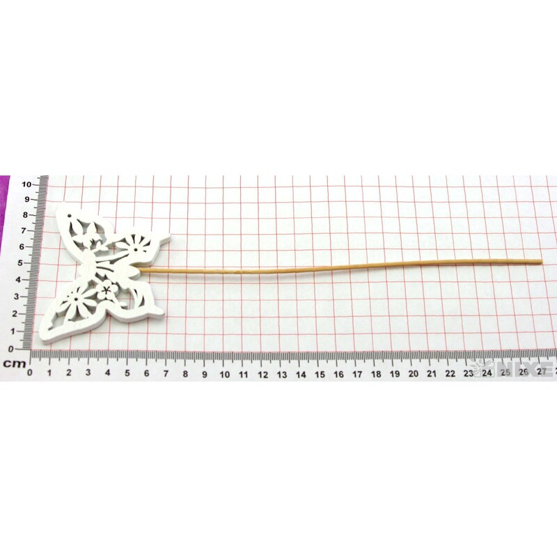 ZÁPICH D MOTÝL 8x28x6cm 6ks*BÍLÁ