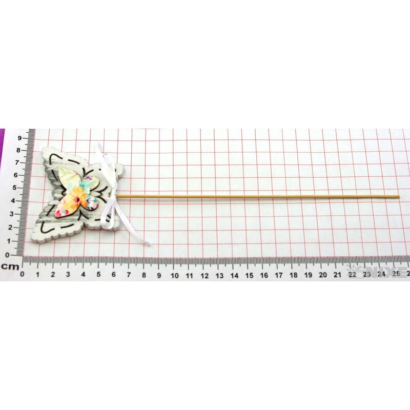 ZÁPICH D MOTÝL 7x25x6cm 6ks*BÍLÁ