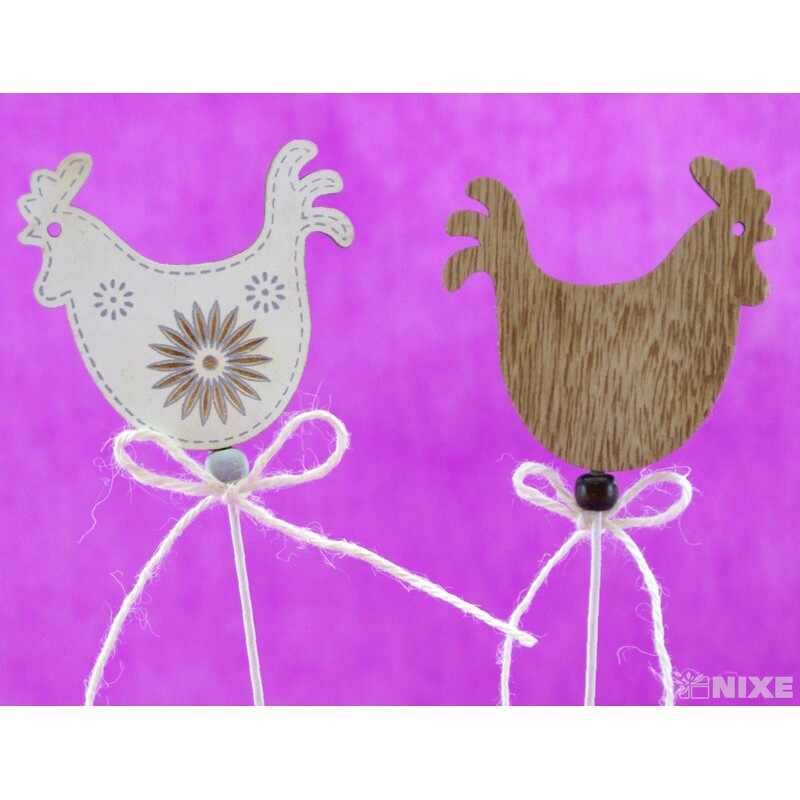 ZÁPICH D KOHOUT 8x27x7cm 6ks*MIX BAREV