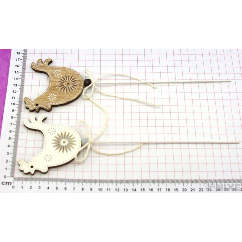 ZÁPICH D KOHOUT 8x27x7cm 6ks*MIX BAREV