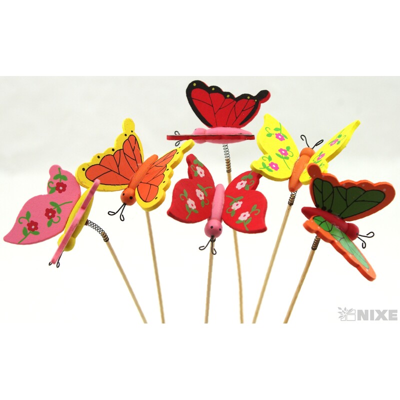 ZÁPICH MOTÝL 5x27cm 12ks*MIX BAREV