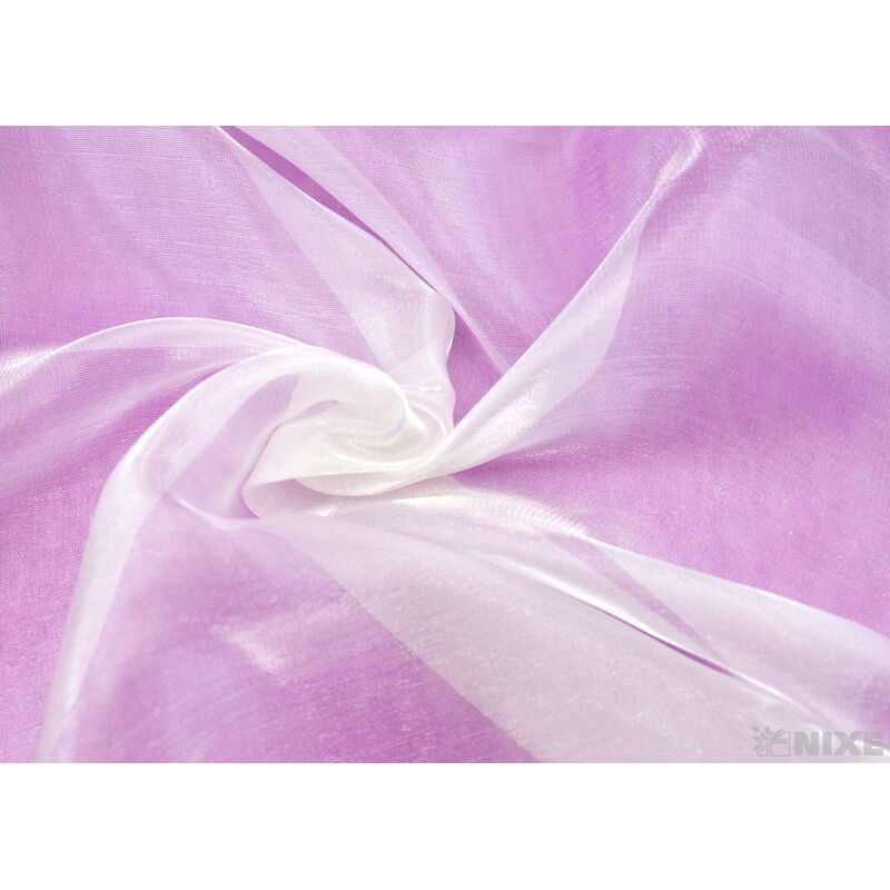 ORGANZA SATÉN 47cmx10m*BÍLÁ