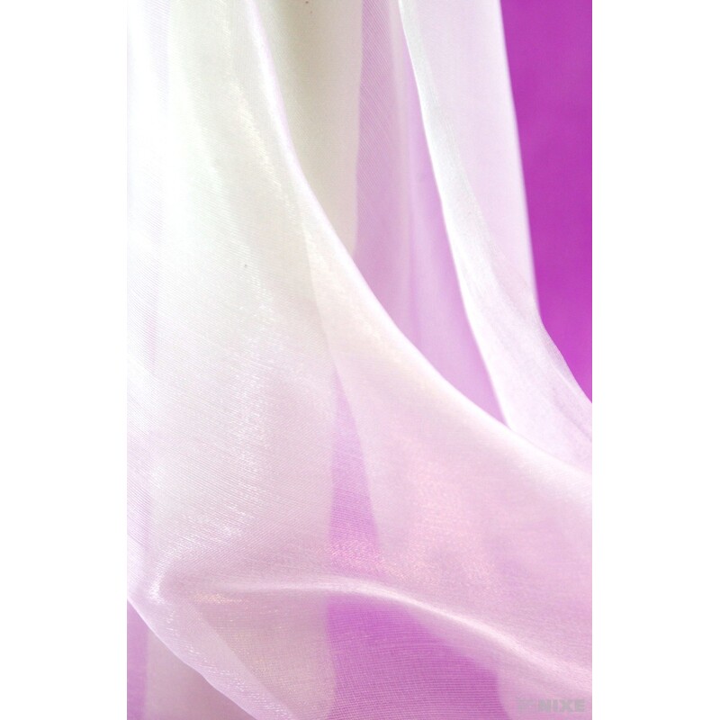 ORGANZA SATÉN 47cmx10m*BÍLÁ