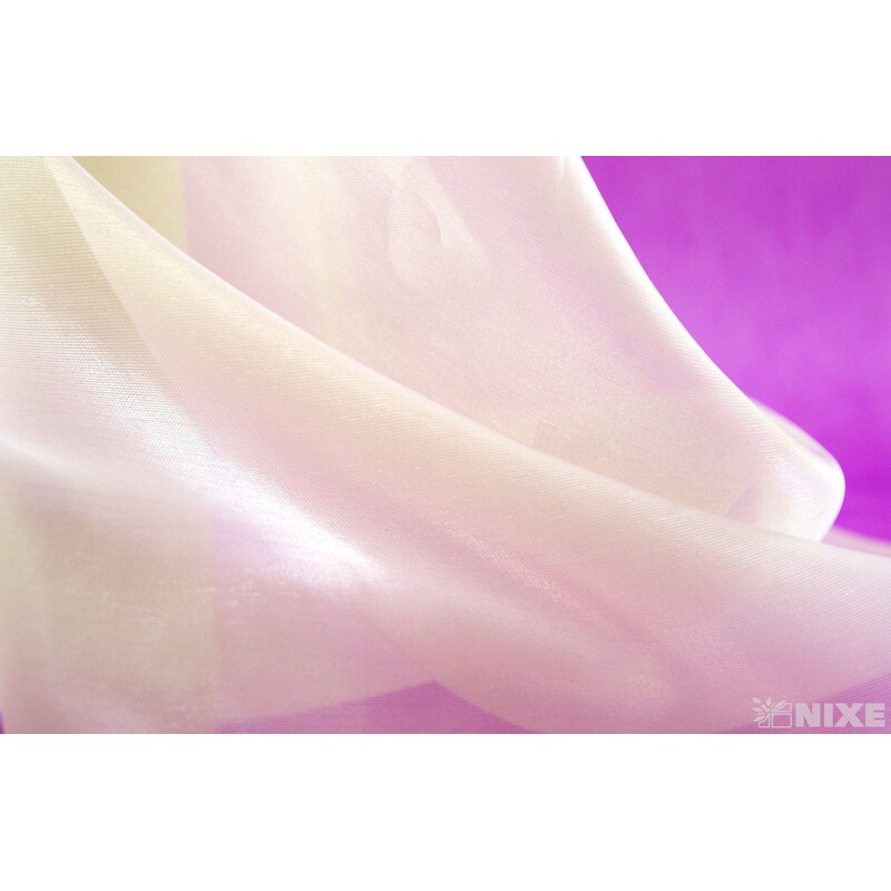 ORGANZA SATÉN 47cmx10m*KRÉMOVÁ