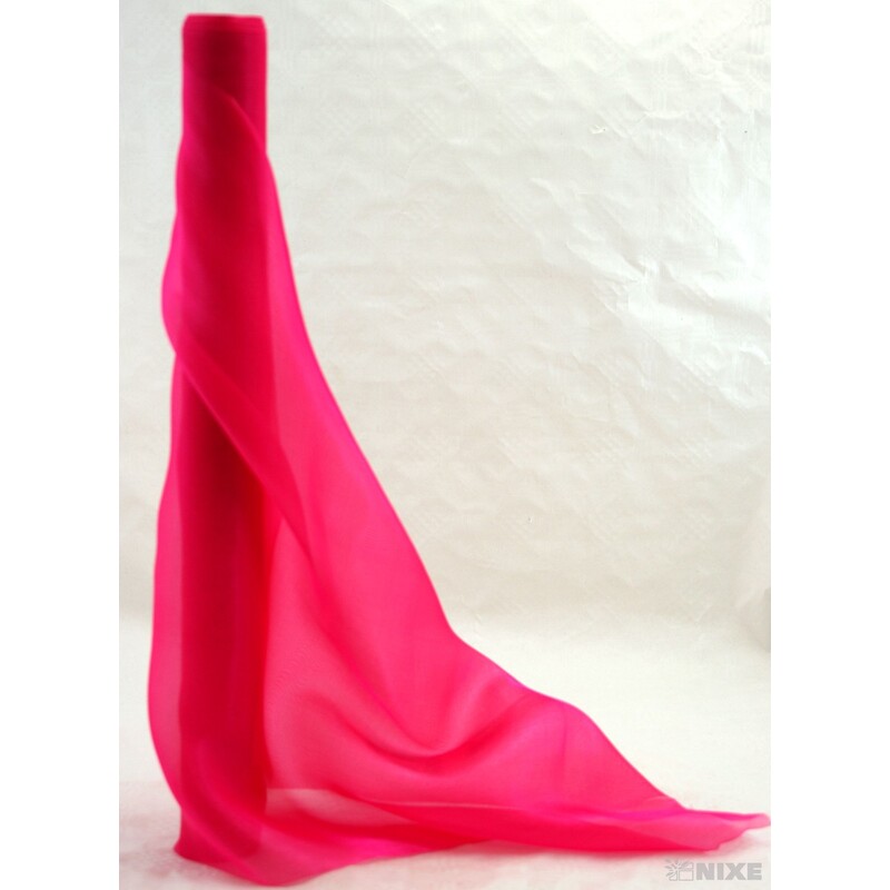 ORGANZA SATÉN 47cmx10m*RŮŽOVÁ TM.