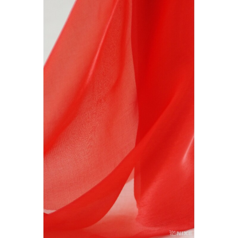ORGANZA SATÉN 47cmx10m*ČERVENÁ