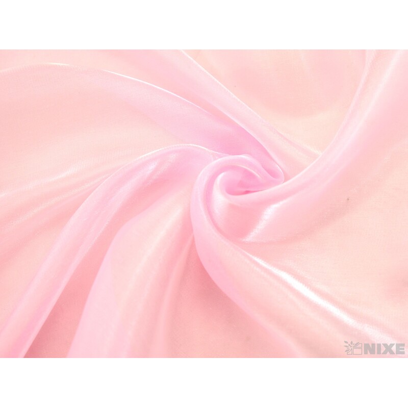 ORGANZA SATÉN 47cmx10m*RŮŽOVÁ