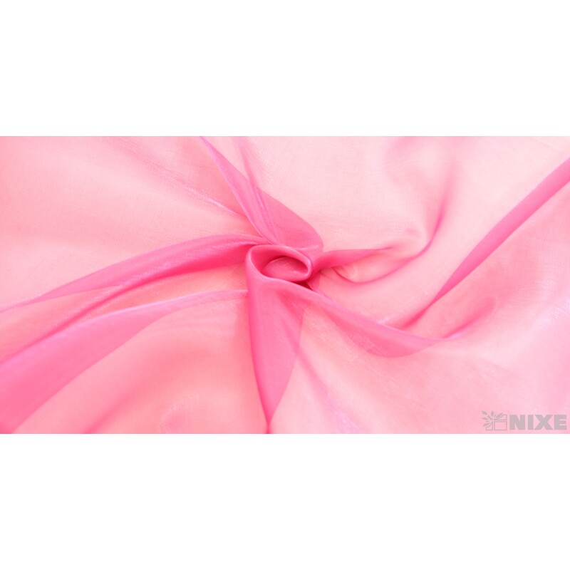ORGANZA SATÉN 47cmx10m*STARORŮŽOVÁ