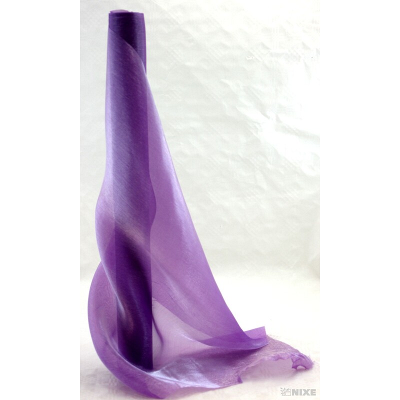 ORGANZA SATÉN 47cmx10m*FIALOVÁ