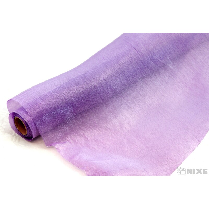 ORGANZA SATÉN 47cmx10m*FIALOVÁ