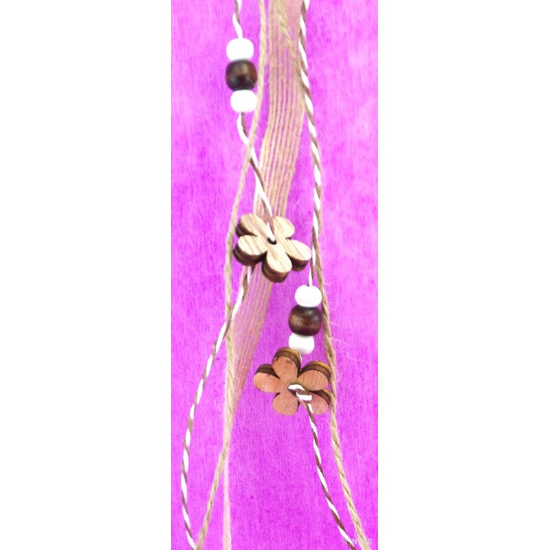 ZÁVĚS SRDCE 14x60cm*BÍLÁ