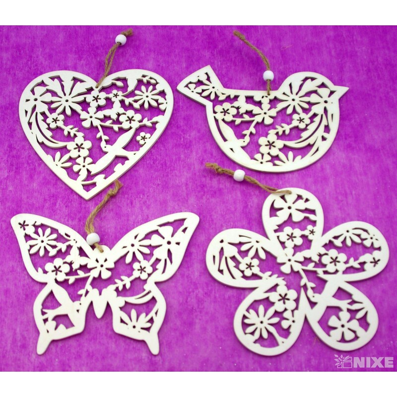 ZÁVĚS DŘEVO MIX 14x18cm*