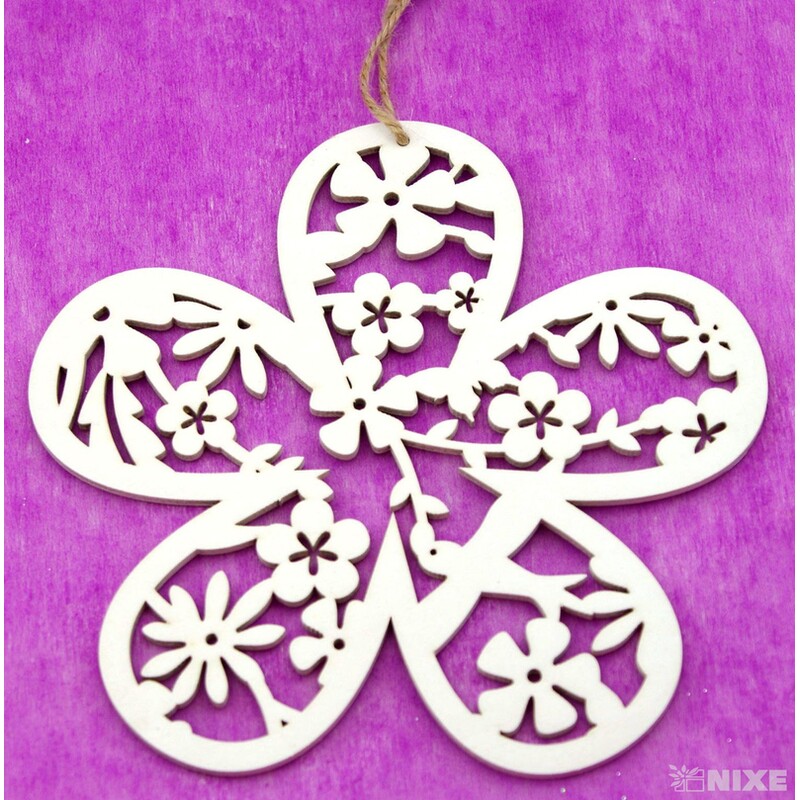 ZÁVĚS DŘEVO MIX 14x18cm*