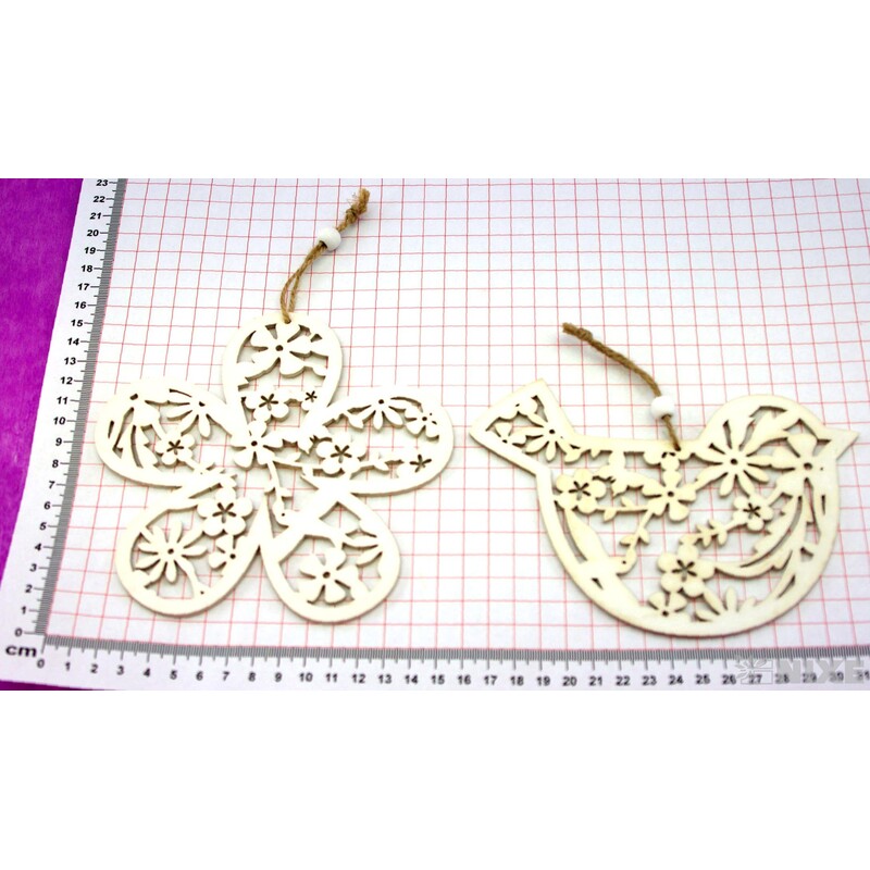 ZÁVĚS DŘEVO MIX 14x18cm*