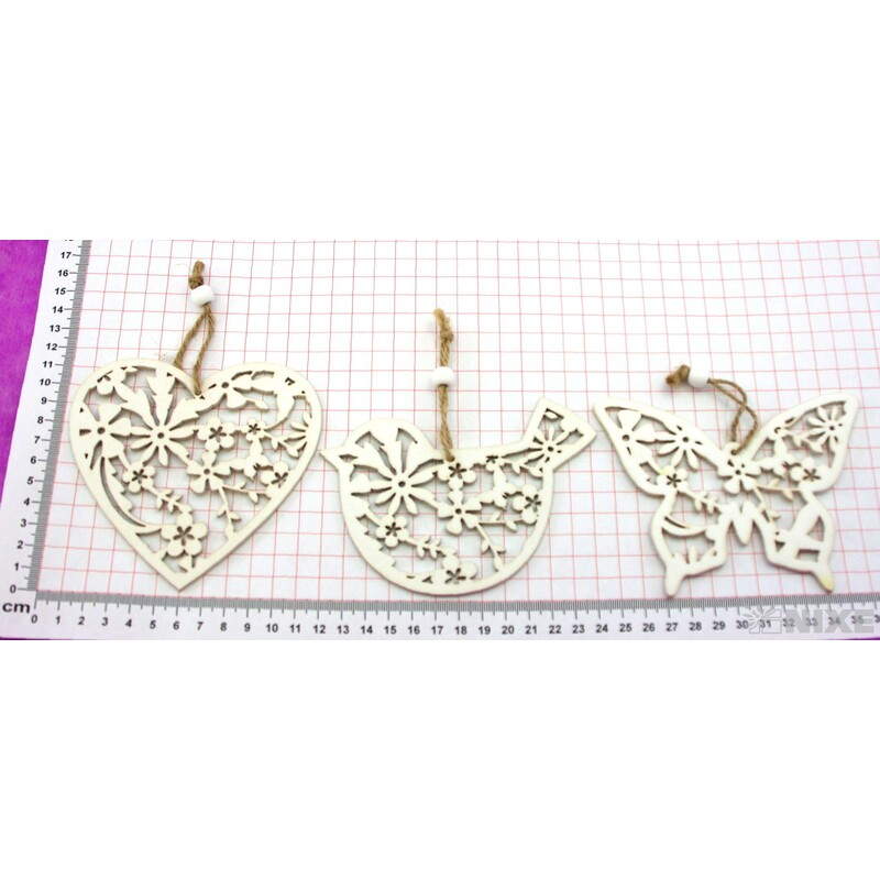 ZÁVĚS DŘEVO MIX 11x14cm*