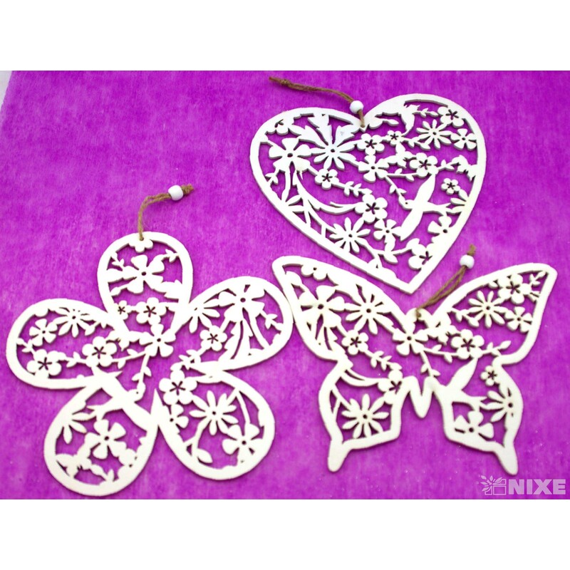 ZÁVĚS DŘEVO MIX 16x21cm*