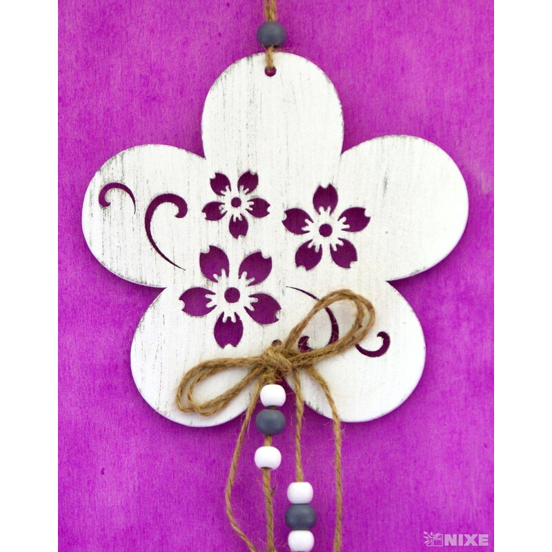 ZÁVĚS D KYTKA 12x40cm*BÍLÁ